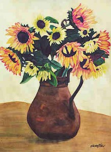 Sunflowers Vase    